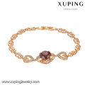 75025 Xuping wedding party jewelry China wholesale elegance heart shaped bracelet